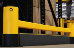 eFlex RackEnd con barra singola + protezione forche rasoterra