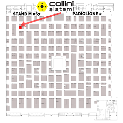 Collini Sistemi stand 067 Cibus Tec 2019